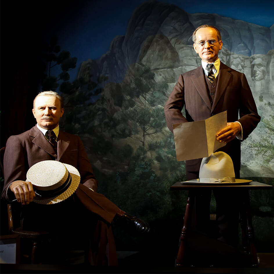 Mount Rushmore unveiling.